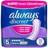 Always Discreet Adult Incontinence Pads for Women, Heavy Absorbency, Long