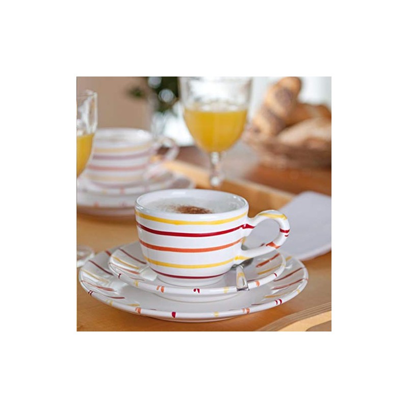 Gmundner Keramik Dessert Plate 20 cm Diameter with 'Landlust' Design