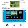 12V 24V Solar Panel Controller LCD Display Photovoltaic Charge Controller