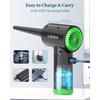 LUCKEA Elektrische Staubgebläse Druckluftspray für PC Reinigung - 3-Gang Air