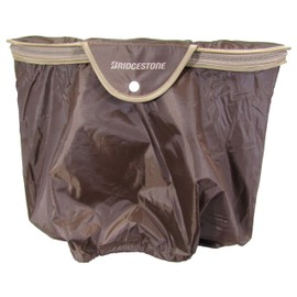 Bridgestone FBC-SCW Stylish Front Basket Cover, Wide, Brown