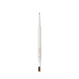 FLOWER Beauty The Skinny Microbrow Eyebrow Pencil | Shea Butter Formula To Nourish Brows | Ultra-Slim 1.5mm Pencil Creates Fine, Hair-Like Strokes For Natural-Looking Filled-In Eyebrows - Medium Brown (Pack of 1)