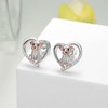 SCZKLAQ 925 Sterling Silver Schnauzer Earrings for Women – Cute