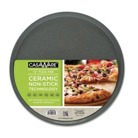 casaWare Pizza/baking Pan 12-inch (Silver Granite) Silver Granite