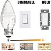 F15 40W Incandescent Light Bulbs, Daylight White 5000K,ge Light Bulbs