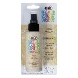 Tulip Glitter Spray Paint- Glistening Gold 4 Fl Oz (Pack of 1)