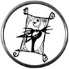 Pumpkin King Jack Skellington Nightmare Before Christmas Portrait 18MM -