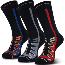 Merino Wool Hiking Socks for Cold Weather Socks Thermal Warm Crew Winter Boot Cushion Socks