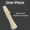 Kazoo for Adults, Ivory White ABS Humming Instrument with Lanyard