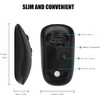 Wireless Mouse, 2.4G Slim Portable Wireless Mouse for Laptop Silent