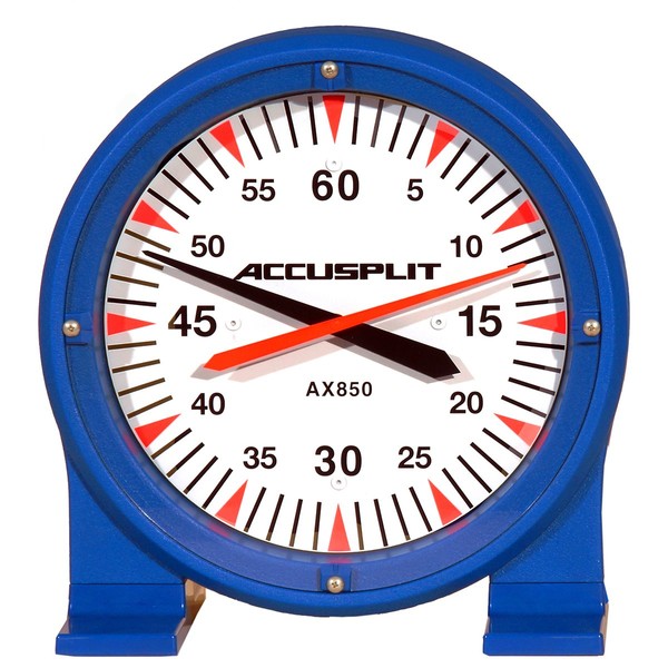 ACCUSPLIT AX850 Lane Timer/Pace Clock, Blue, 15-Inch