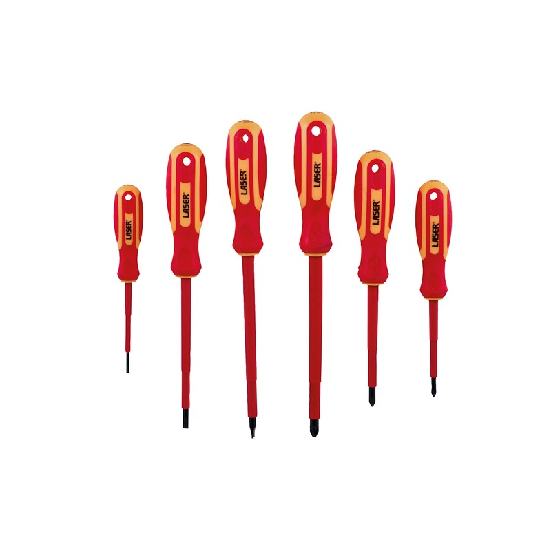 Laser 8455 VDE Insulated Screwdriver Set 6pc