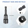 sourcing map 5pcs Magnetic Nut Driver 13mm Hex Drive Socket