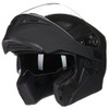 ILM Motorcycle Dual Visor Flip up Modular Full Face Helmet