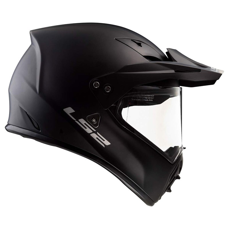 LS2 Helmets Street Fighter Helmet (Matte Black - X-Large)