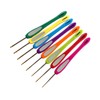 8 Pcs Colorful Handle Crochet Hooks Beginner Crochet Sets Lightweight