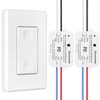 DEWENWILS Wireless Light Switch and Receiver Kit, 10A/1200W, No in-Wall