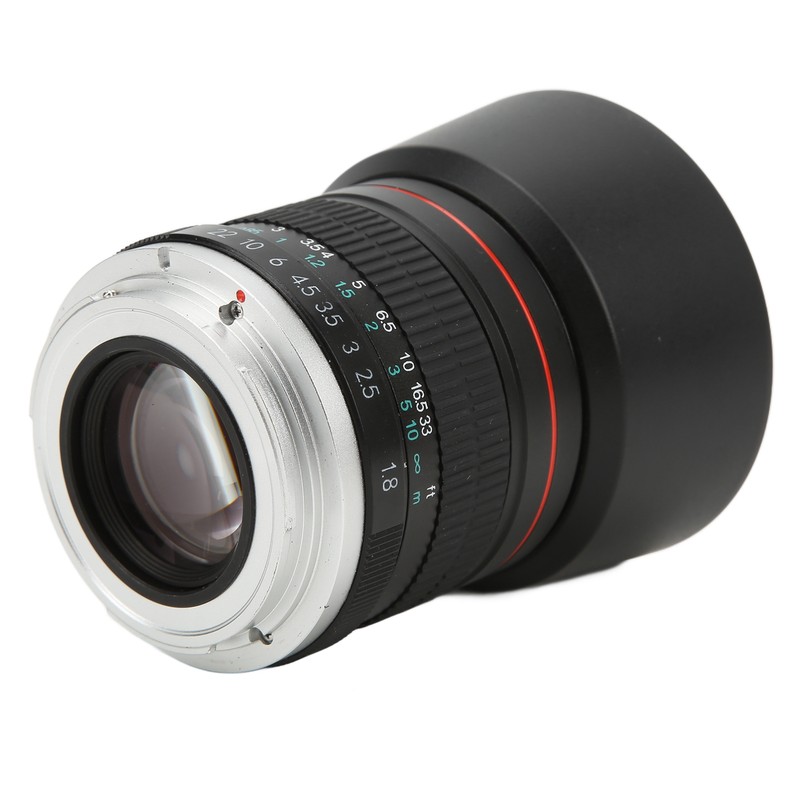 85mm F1.8 Large Aperture Camera Lens Medium Telephoto Manual Focus