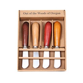 Cheese Spreader Set of Four Spreader Knives - Classic Woods