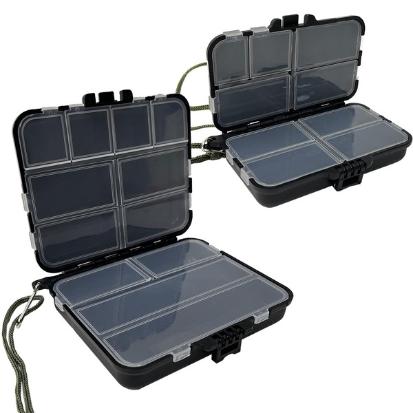 HAPPOW Pack of 2 Fishing Tackle Box Fishing Tackle Box