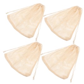 COLLBATH 4pcs Reusable Seafood Cooking Bags Thread Steam Bags for Crab Crawfish and Shellfish Boiling Mesh Boil for Kitchen Use