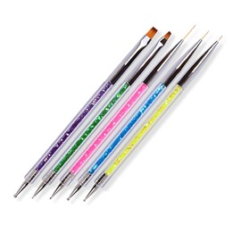 Healvian 10pcs Nail Dotting Pen Dual-ended Nail Art Liner for Drawing Patterns and Details for Manicure and Designs