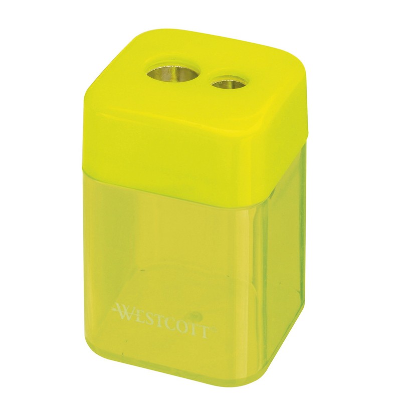 Westcott E-14215 00-I Double Pencil Sharpener for Thin and Thick