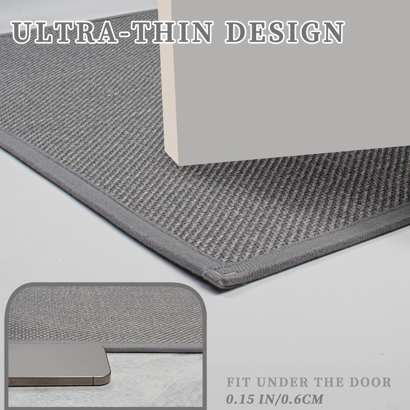 AevitasX Bathroom Rugs Non Slip Bath Mat with Rubber-Backing Braided