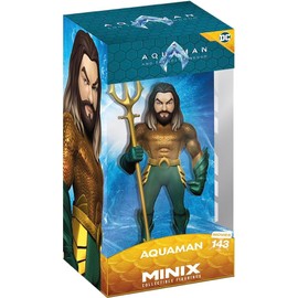 MINIX DC Aquaman Model – Collectible Superhero 12cm Figure Movie Icon Range for Fans
