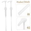 Beavorty 1set Essential Syrup Bottle Pumps Tube Pumps for Home