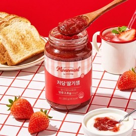 Vitamin Village 비타민마을 모노밀 저당 딸기잼 알룰로스 280g x 1개 Vitamin Village Monomil Low Sugar Strawberry Jam Allulose 280g x 1 piece