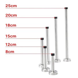 Wall Door Stop, Wall Door Stop, Wall Mounting, Wall Buffer as Perfect Protection for Wall and Door (15 cm)