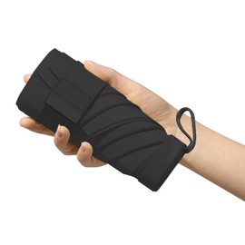 Sunvyxal Mini Travel Sun Umbrella for Purse with Case Small Compact UV Protection Folding Umbrella Lightweight Portable Windproof Parasol for Women Girls Black