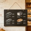 Hanging Chalkboard 12x16 Inch Double-Sided Chalkboard Sign Decorative Blackboard Wall
