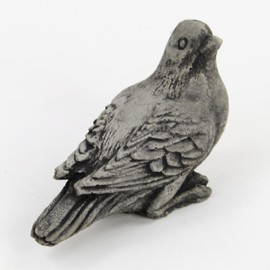 Fleur de Lis Garden Ornaments LLC Lark Bird Concrete Statue Cement Birds Figurines Cast Stone Bird Bath Figure Back Yard Art