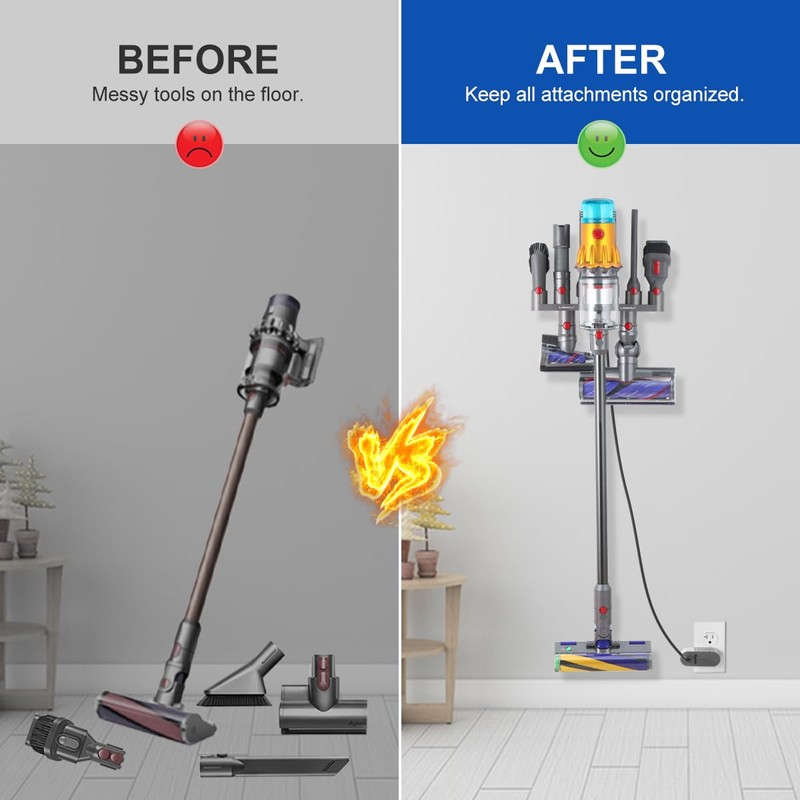 LANMU Accessory Holder Compatible with Dyson V15 V12 V11 V10