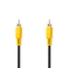 Nedis Composite Video Cable | RCA | RCA | Nickel