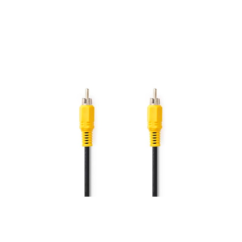 Nedis Composite Video Cable | RCA | RCA | Nickel