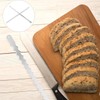 Luxshiny 2Pcs Stainless Steel Bread Cutter Blades Double Serrated Replacement