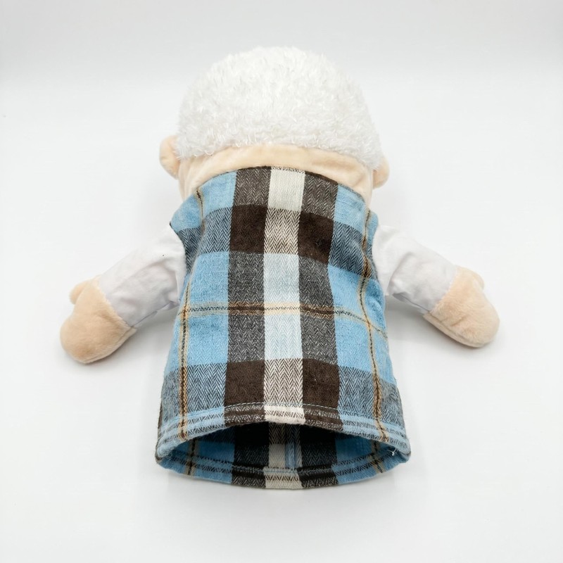Family Hand Puppets Role-Playing Storytelling Hand Puppet for Kids (Grandpa)