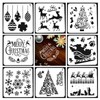 Stencil Sheets Christmas Stencil Template Drawing Stencil Plate Planner Scrapbooking