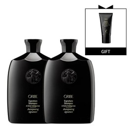 Oribe  Duo Set Signature Shampoo 250ml + 250ml (+ Signature Conditioner 50ml) / 듀오세트 시그니처 샴푸 250ml + 250ml (+시그니처 컨디셔너 50ml)