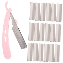 Didiseaon 1set Stainless Steel Eyebrow Trimmer Kit Replacement Blades Assorted Makeup Tool for Precise Facial Hair Removal Lightweight Travel-Friendly Design