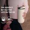 Asobu Orbit 30oz/900ml Water Bottle, Sleek Insulated Bottle with Pop-Up