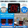 HATUSOKU ON04 LED Thermo-Hygrometer, Digital, Commercial Use, Home Use, Easy