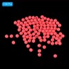 PATIKIL 4mm Fishing Beads, 100Pcs Plastic Round Rubber Fishing Bait