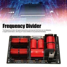 400W Speaker Frequency Splitter, 3 Way 2 Unit HiFi Audio Speaker Crossover Distribution Board, Treble Bass Frequency Splitter Module
