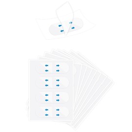 Lyreh 120stk Gesichtsliftingband, Unsichtbare Nackenlift-Pflaster Sofort Straffendes Nacken Gesichtskonturenband Wasserdichte Klebende Straffungsstreifen für Doppelkinn Wangen Hängende Haut