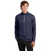SPORT-TEK Sport-Wick Textured 1/4-Zip Pullover ST860, True Navy, Large