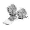 Janrax Double Hole Metal Pen Holder With Pocket Clip -